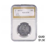 1877-S Seated Liberty Half Dollar PGA AU58