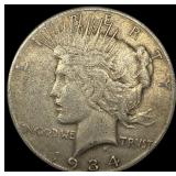 1934 Peace Silver Dollar LIGHTLY CIRCULATED