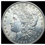 1897 Silver Morgan Dollar UNCIRCULATED