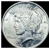 1924 Silver Peace Dollar UNCIRCULATED