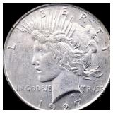 1927 Silver Peace Dollar CLOSELY UNCIRCULATED