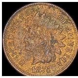 1874 Indian Head Cent HIGH GRADE
