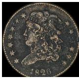 1826 Classic Head Half Cent NICELY CIRCULATED