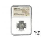 Roman Valerian I, AD 253-260 BI Dbl-Denarius NGC