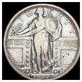 1917-S T1 Standing Liberty Quarter NICELY CIRCULA