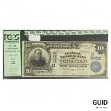 1902 $10 National Bank Of Columbus PCGS F 12