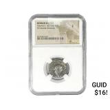 Roman Valerian I, AD 253-260 BI Dbl-Denarius NGC