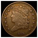 1835 Copper Half Cent LIGHTLY CIRCULATED