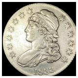 1833 Capped Bust Half Dollar CLOSELY  UNCIRCULATE