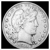 1911-D Silver Barber Half Dollar HIGH GRADE