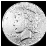 1924 Silver Peace Dollar CHOICE AU