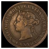 1887 Canada Bronze 1 Cent LIGHTLY CIRCULATED