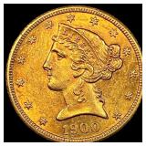 1900-S Gold $5 Half Eagle UNCIRCULATED