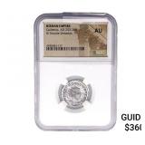 Roman Gallienus, AD 253-268 BI Dbl-Denarius NGC A