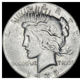 1935 Silver Peace Dollar NEARLY UNCIRCULATED