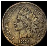 1875 Indian Head Cent LIGHTLY CIRCULATED