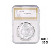 1897-S Morgan Silver Dollar PGA MS64