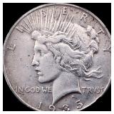 1935 Silver Peace Dollar NEARLY UNCIRCULATED