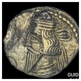 Parthian Empire 247-224 AD Silver Drachm NEARLY U