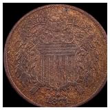 1871 Two-Cent Piece LIGHTLY CIRCULATED
