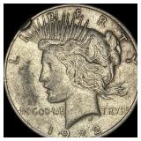 1922 Silver Peace Dollar LIGHTLY CIRCULATED