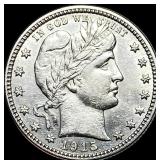 1915-D Silver Barber Quarter UNCIRCULATED