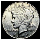 1935 Silver Peace Dollar CLOSELY UNCIRCULATED