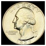 1938 Washington Silver Quarter UNCIRCULATED
