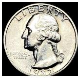 1932 Silver Washington Quarter CLOSELY UNCIRCULATE