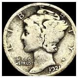 1921 Silver Mercury Dime NICELY CIRCULATED