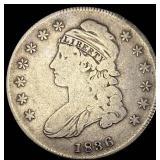 1836 Capped Bust Half Dollar LIGHTLY  CIRCULATED