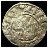 Crusades France Anjou Silver Denier NEARLY UNCIRC