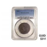 1851 Braided Hair Large Cent PCGS AU50