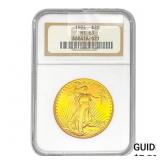 1924 $20 Gold Double Eagle NGC MS63