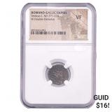 Romano-Gallic TetricusI, AD271-274 BIDbl-Denarius