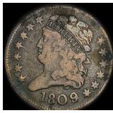 1809 Classic Head Half Cent NICELY CIRCULATED