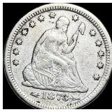 1873-S Seated Liberty Quarter LIGHTLY  CIRCULATED