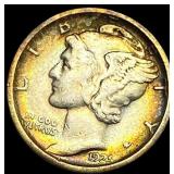 1925-S Silver Mercury Dime NEARLY  UNCIRCULATED