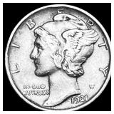 1921 Silver Mercury Dime CLOSELY UNCIRCULATED