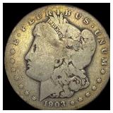 1903-S Silver Morgan Dollar LIGHTLY  CIRCULATED
