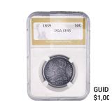 1839 Capped Bust Half Dollar PGA XF45