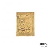 1773 Pennsylvania Colonial Note, 10 Shillings 7