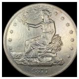 1877-S Silver Trade Dollar CLOSELY  UNCIRCULATED