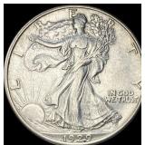 1929-D Walking Liberty Half Dollar CLOSELY  UNCIR