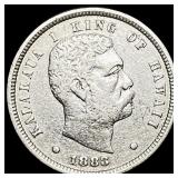 1883 Kingdom of Hawaii Dime CLOSELY UNCIRCULATED
