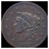 1837 Coronet Head Large Cent LIGHTLY CIRCULATED