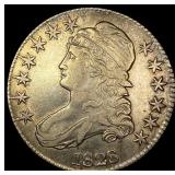 1828 Capped Bust Half Dollar NEARLY  UNCIRCULATED
