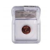 1726-1793 VOV N.E. INDIES Duit ICG Genuine