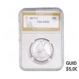 1877-S Seated Liberty Half Dollar PGA MS62