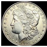 1901-S Silver Morgan Dollar CLOSELY  UNCIRCULATED